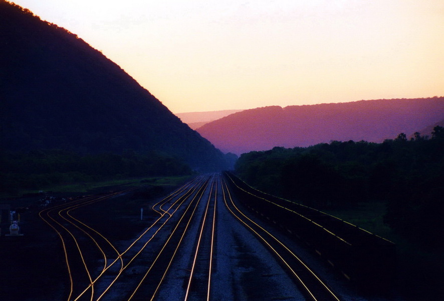 Sunset, Keyser, WV : The Railroad : The Shenandoah Gallery | Kevin Byrne